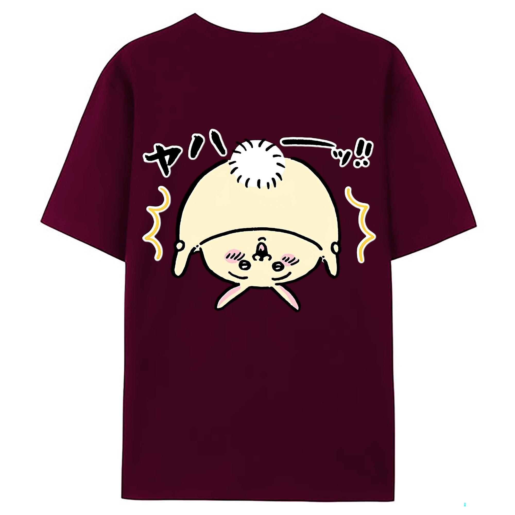 （画像用） ちいかわ うさぎ Chii-kawa usagi レディース半袖Tシャツ(バックプリント)